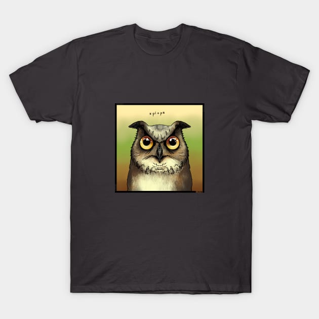 Owl plop T-Shirt by modillion